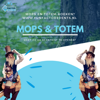 Mops en Totem Straattheater boeken / inhuren bij Fun Factor Events