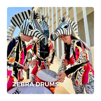 Muzikaal Straattheater: Zebra Drums