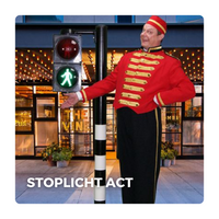 Straattheater: Stoplicht Act
